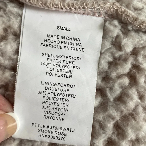 Thread supply Sherpa jacket size small 10 zip up pockets - Picture 6 of 6